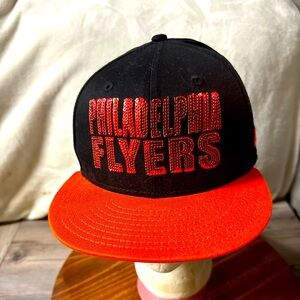 New Era Sequined Philadelphia Flyers 9Fifty Hat Leopard Print Flat Brim Women’s